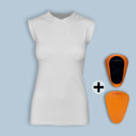 ICD comfort and protection shield, sport shield and shirt for women